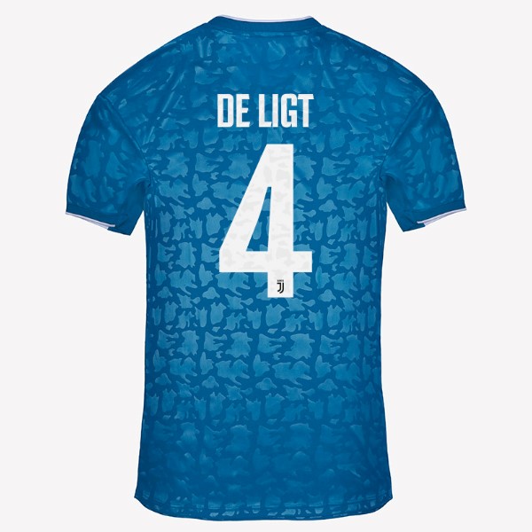 Camiseta Juventus NO.4 De Ligt 3ª Kit 2019 2020 Azul